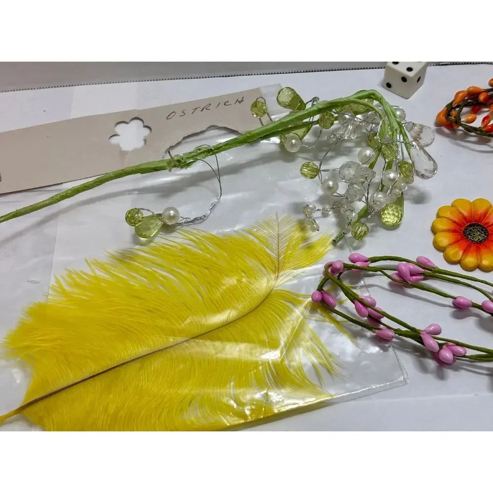 Mixed Lot Floral Craft Supplies